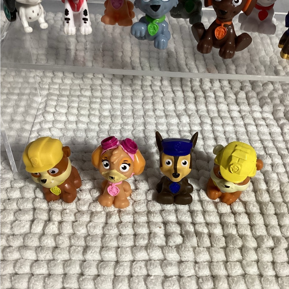 Paw Patrol Lot of 14 Mini 2” Figures: Chase, Skye, Rex, Rubble & More - Picture 3 of 12